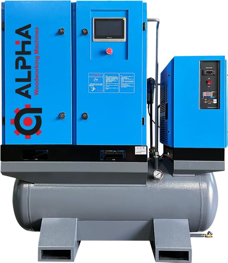Αεροσυμπιεστής κοχλία 10HP με inverter και ξηραντήρα